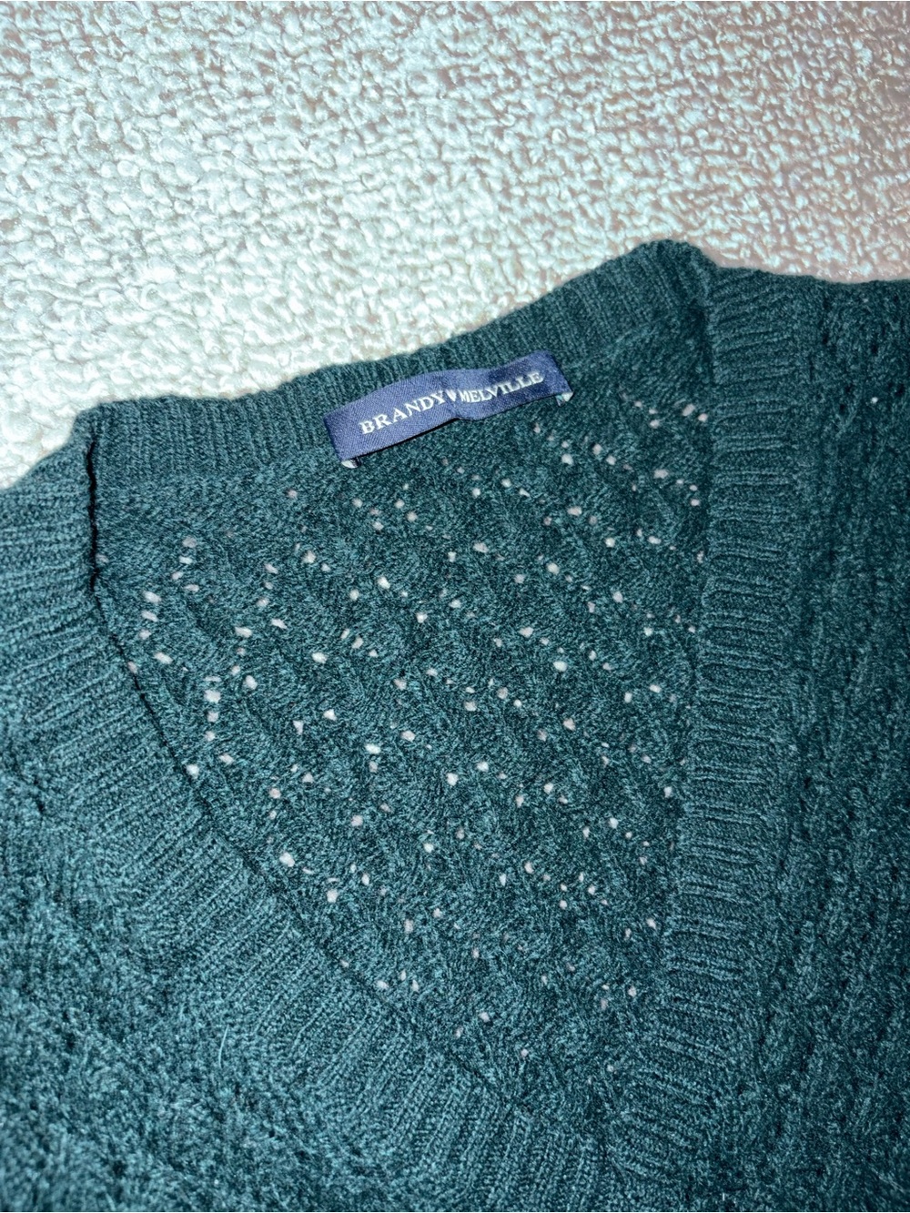 Dark green Brandy Melville sweater vest